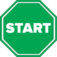 Green START Logo (sign).png